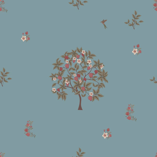Sky Pome and Prinia Wallpaper (NRV 537)