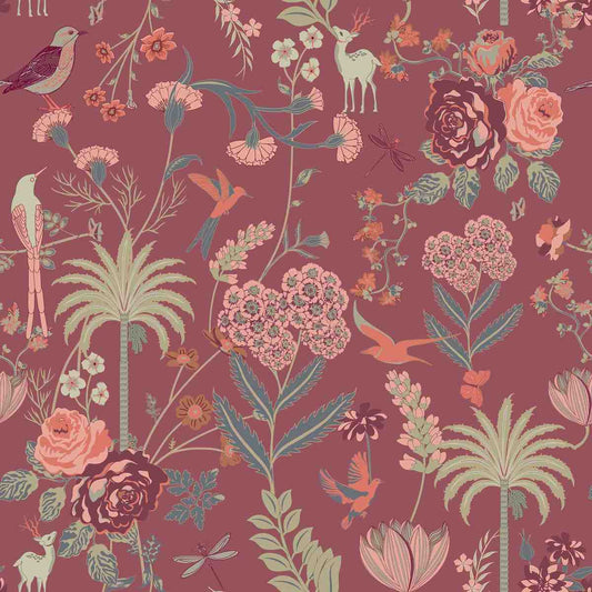 Floral Galore Mauve (NRV 551)