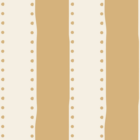 Ochre Weaves on Wallpaper (NRV 615)