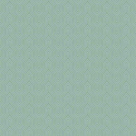 Art Deco Geometric: Sage & Seafoam (NRV 617)