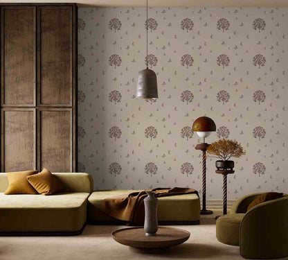 Sandy Pome & Prinia Wallpaper (NRV 638)