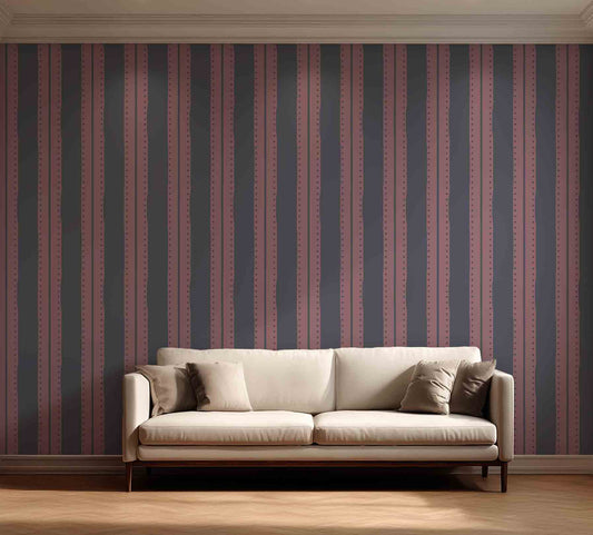 Blueberry Weaves on Wallpaper (NRV 651)