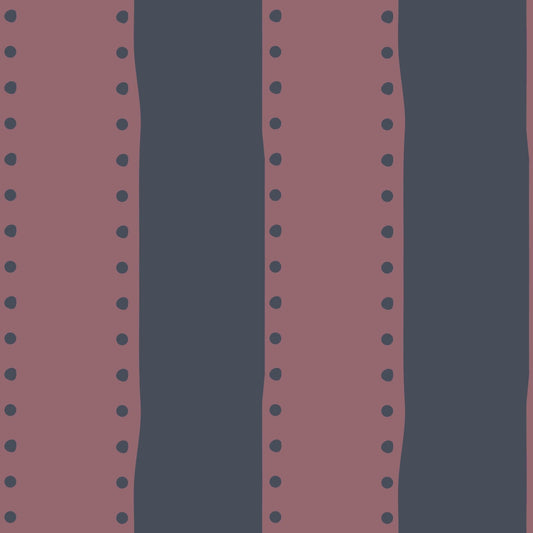 Blueberry Weaves on Wallpaper (NRV 651)