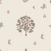 Cream Pome and Prinia Wallpaper (NRV 654)