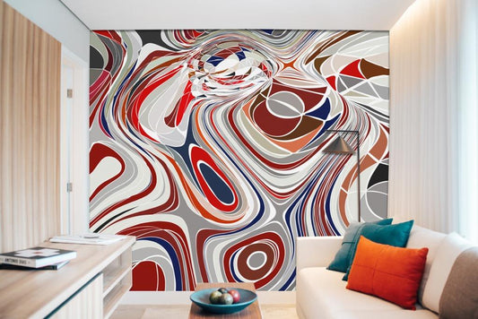 Crimson Flow Abstract ( ORI 111 )