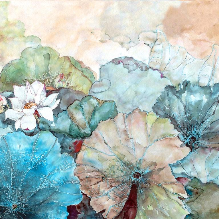 watercolor lotus dream (prd 121)