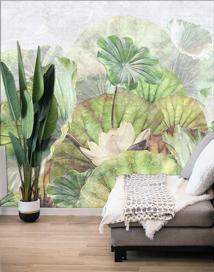 serene lotus pond greens (prd 122)