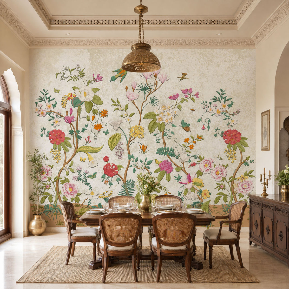 chinoiserie garden birds (prd 125)