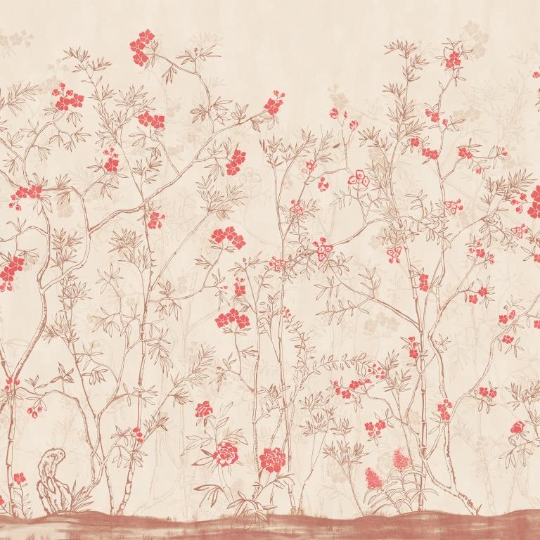 rustic red blossom forest (prd 126)