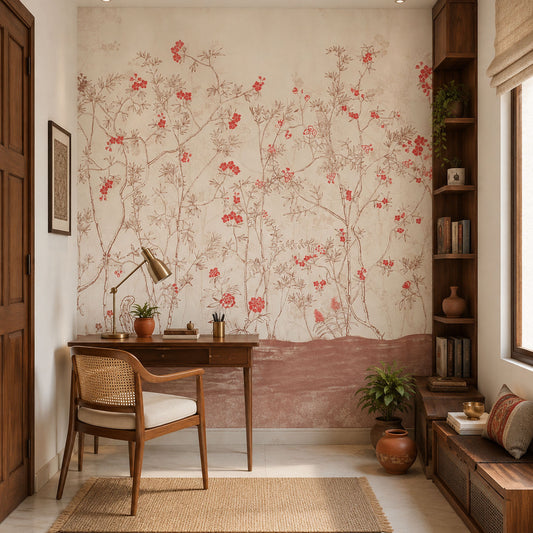 Rustic Red Blossom Forest (PRD 126)