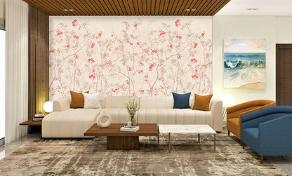 Rustic Red Blossom Forest (PRD 126)