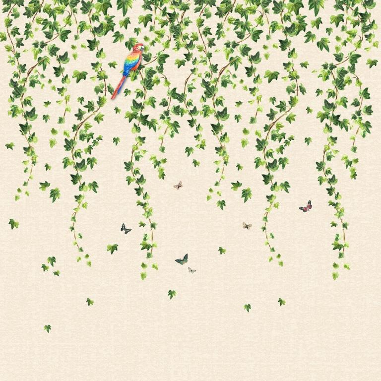 cascading ivy & macaw (prd 129)