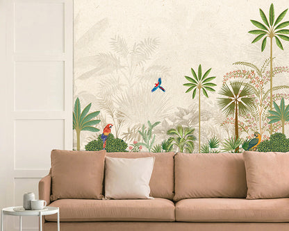 Palm Silhouette Parrots (PRD 134)