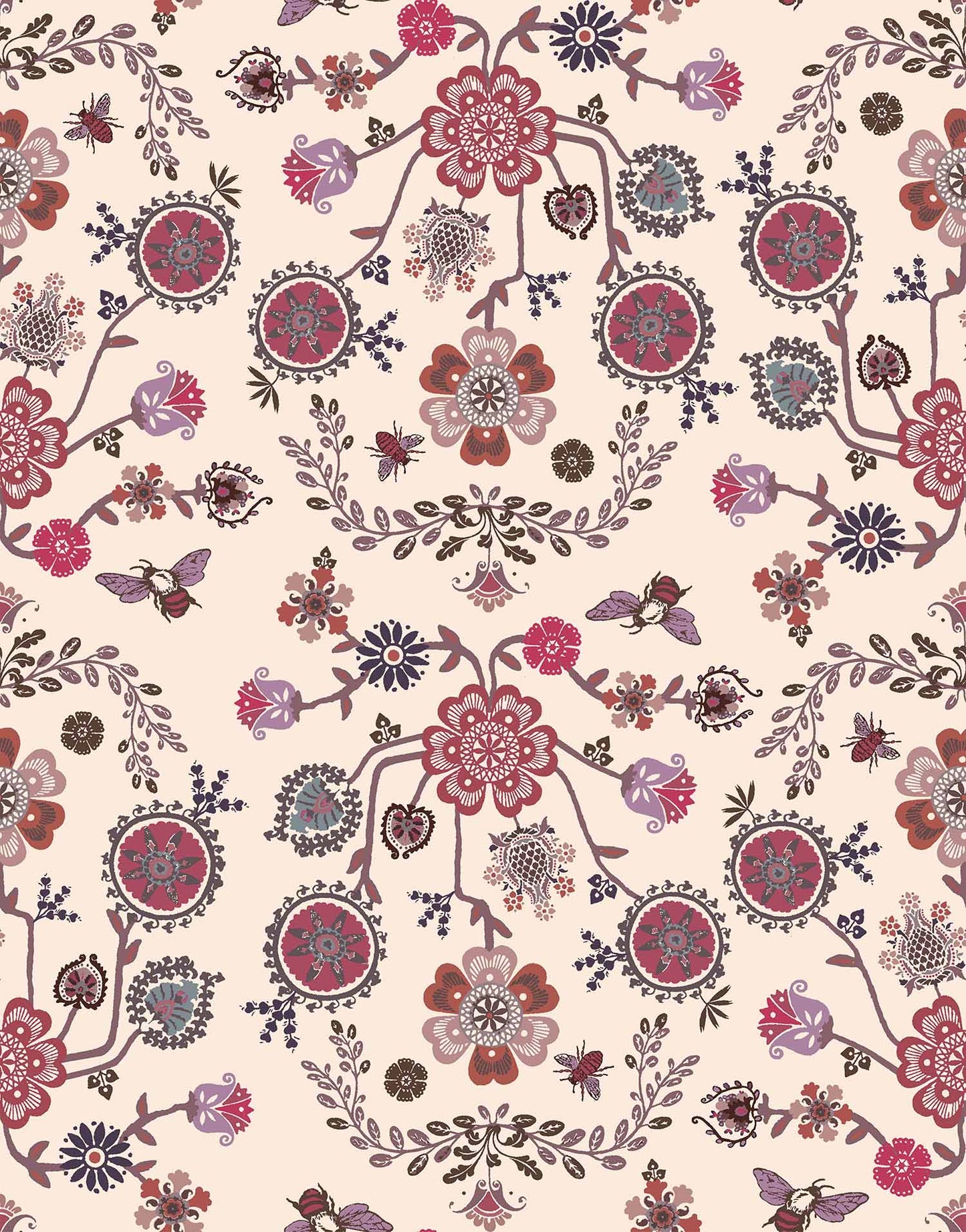 spring fling(cream,dusty rose) (ps 130)