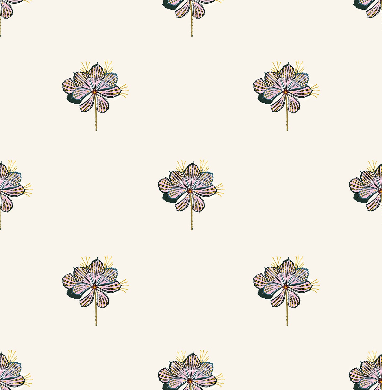 botanical garden(cream,dusty rose) (ps 135)