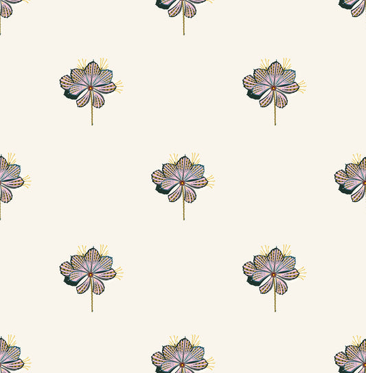 Botanical Garden(Cream,Dusty Rose) (PS 135)