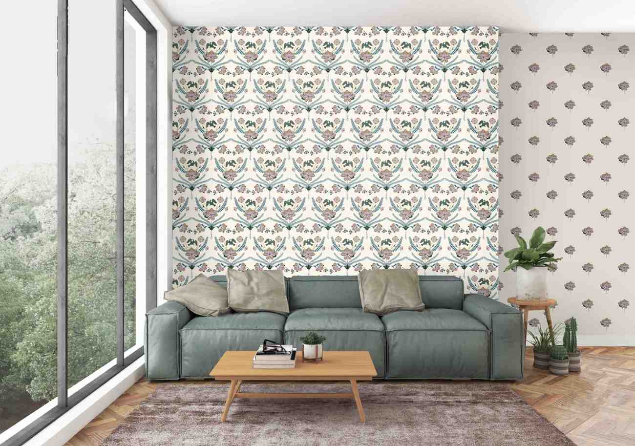 botanical garden(off-white,deep forest green) (ps 136)