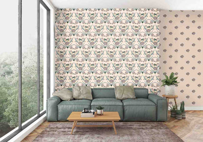 Botanical Garden(Pale Peach,Dusty Rose) (PS 137)