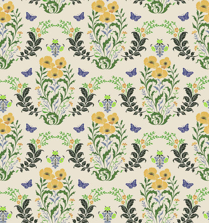 Poppy Love(pale gold,butter yellow) (PS 142)