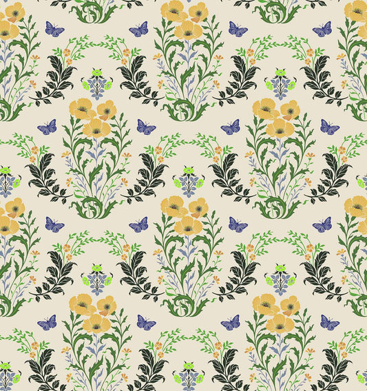 Poppy Love(pale gold,butter yellow) (PS 142)