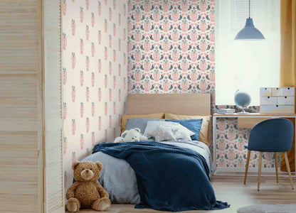 Poppy Love(Off-White,Slate Blue) (PS 144)