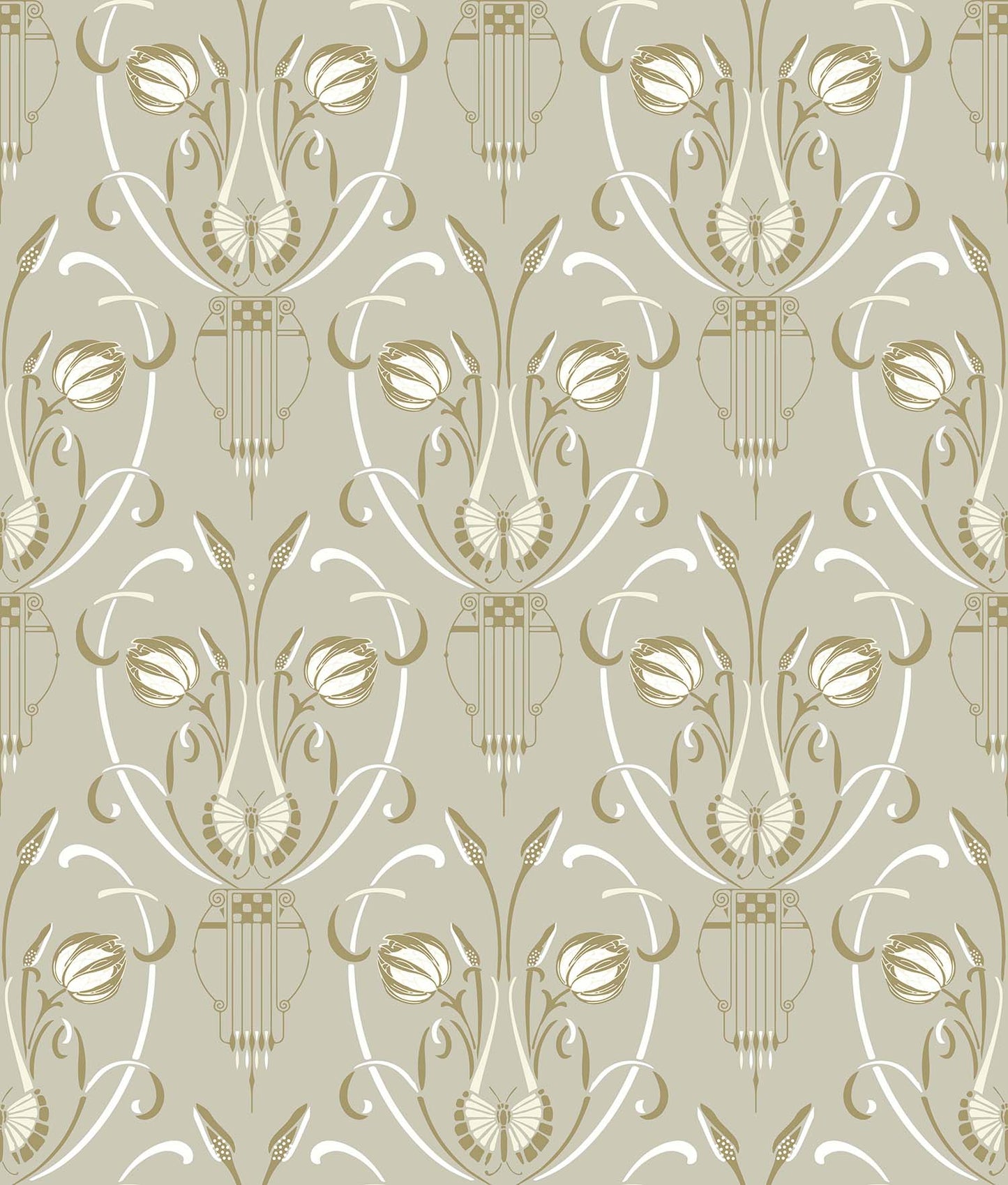 art deco(sage green,off-white) (ps 145)