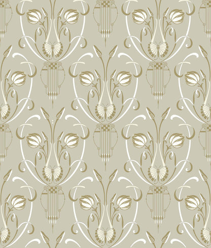 Art Deco(Sage Green,Off-White) (PS 145)