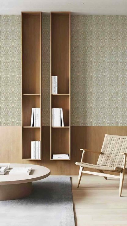 Art Deco(Sage Green,Off-White) (PS 145)