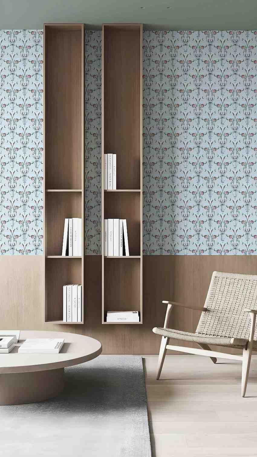 art deco(powder blue,muted pink) (ps 147)