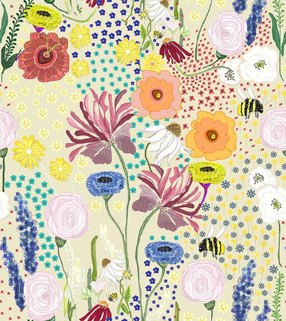 Bee Garden(Soft Butter Yellow) (PS 215)