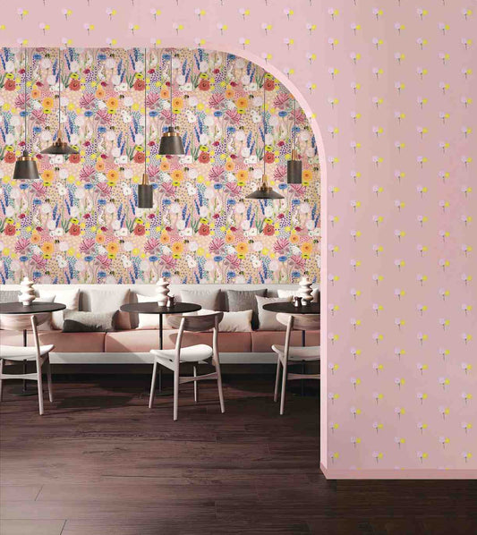 Bee Garden(Soft Blush Pink) (PS 216)