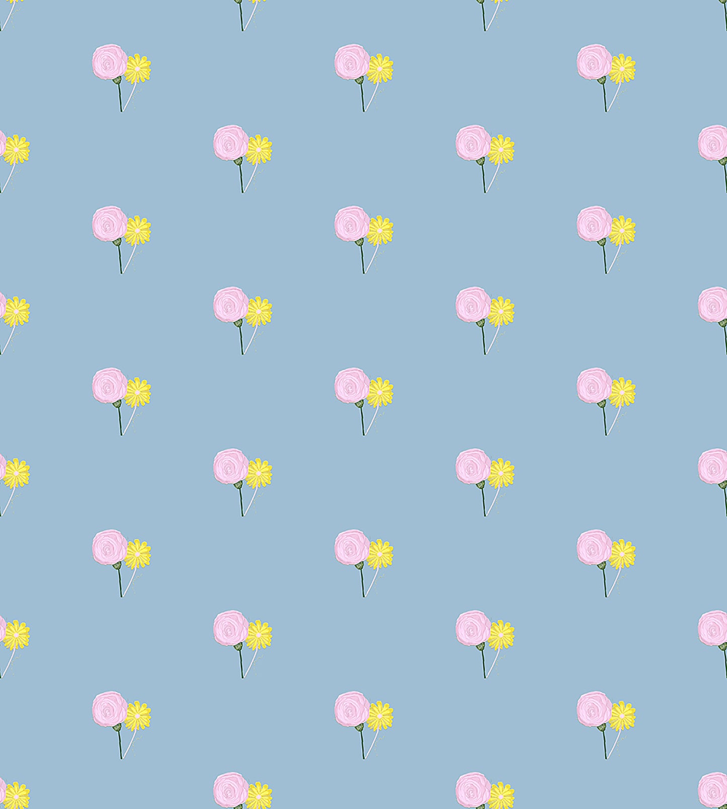 bee garden(powder blue) (ps 218)