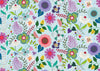 Floral Spring Garden(sky blue) (PS 229)