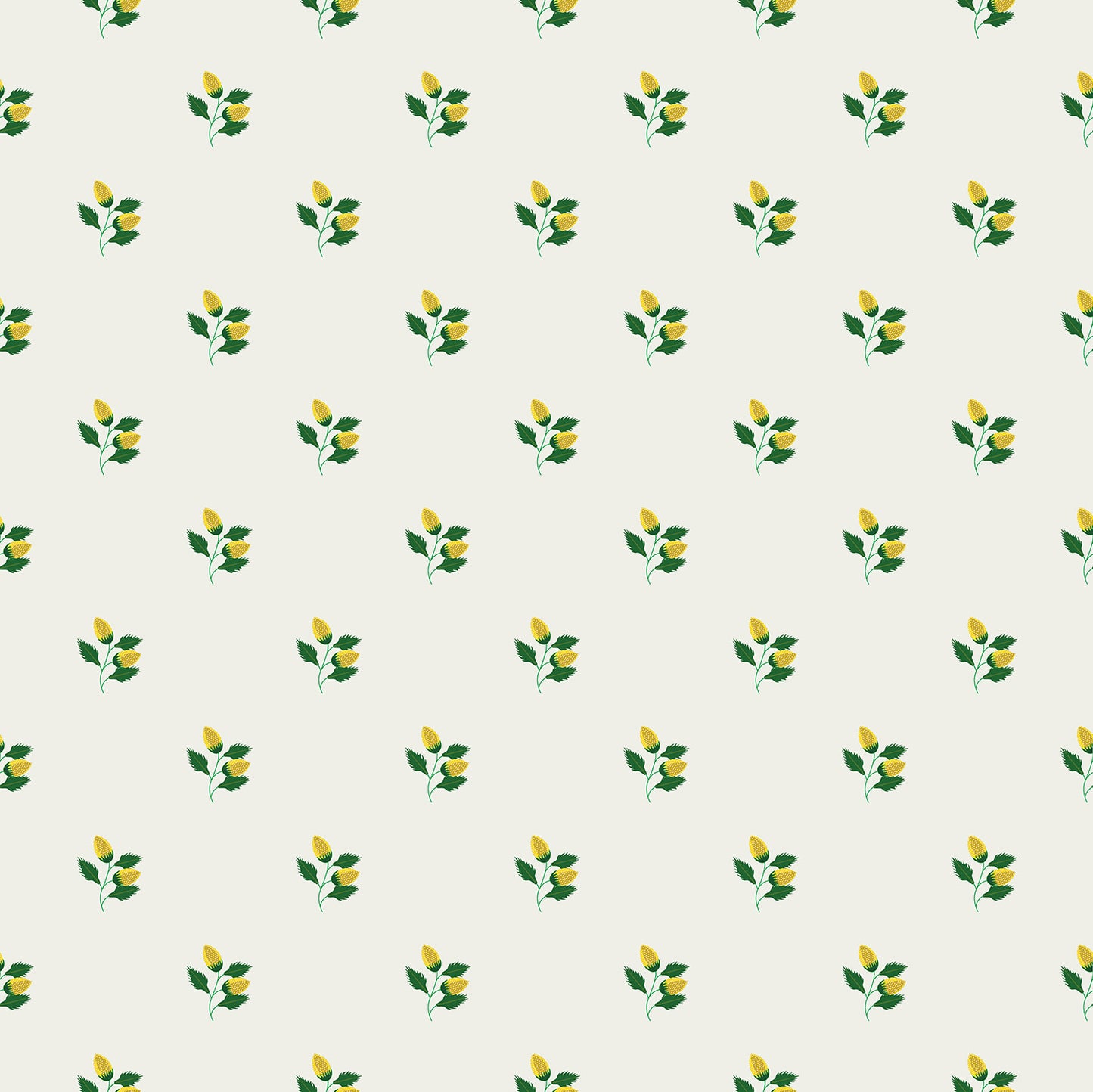 floral spring garden(vibrant yellow and green) (ps 230)