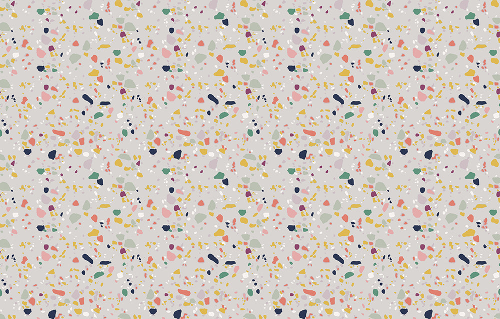 terrazzo(mustard yellow,dusty rose) (ps 235)