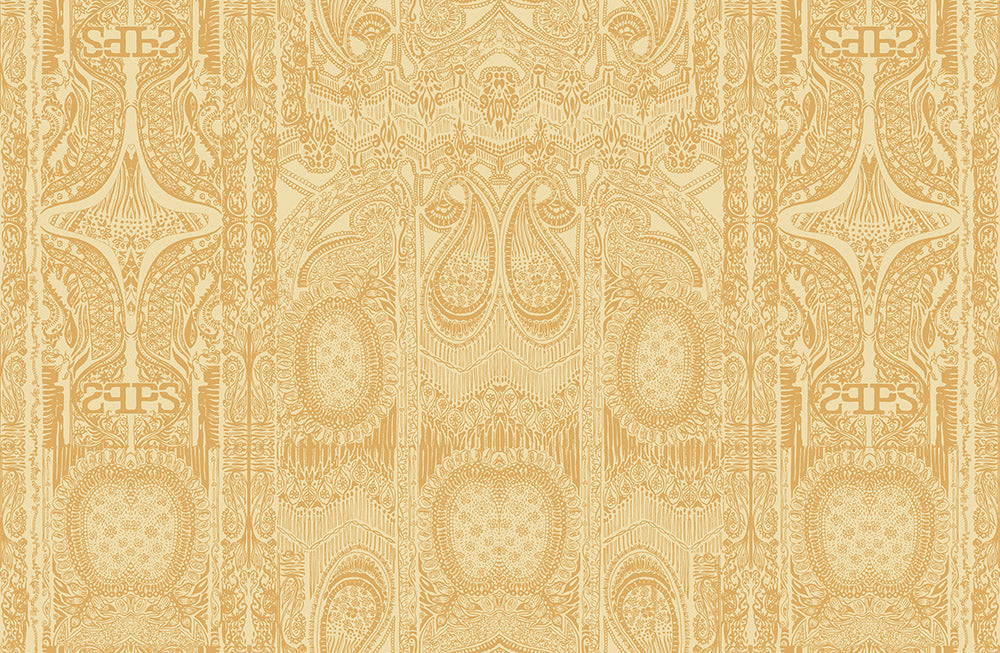 monogram(gold, ochre, and cream) (ps 239)