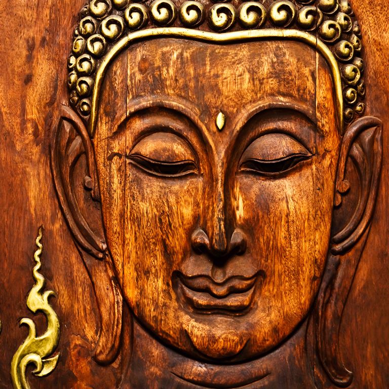 wooden buddha ( spr 101 )