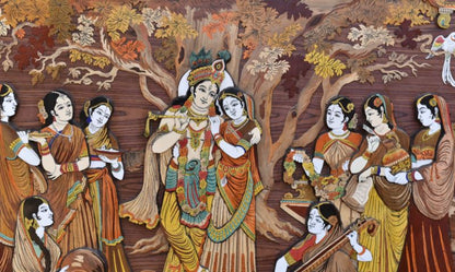Krishna Wood Inlay ( SPR 106 )