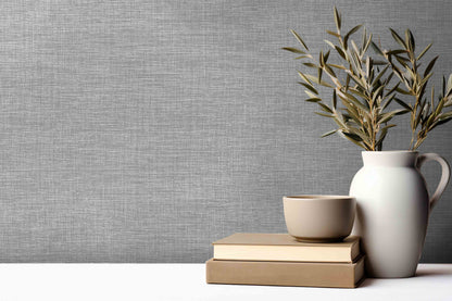 Buy Charcoal Grey Woven Texture Wallpaper Online in India (TS 111)