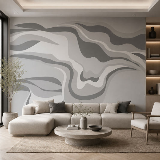 Sandstone Waves(Grey) ( ZHA 103 )