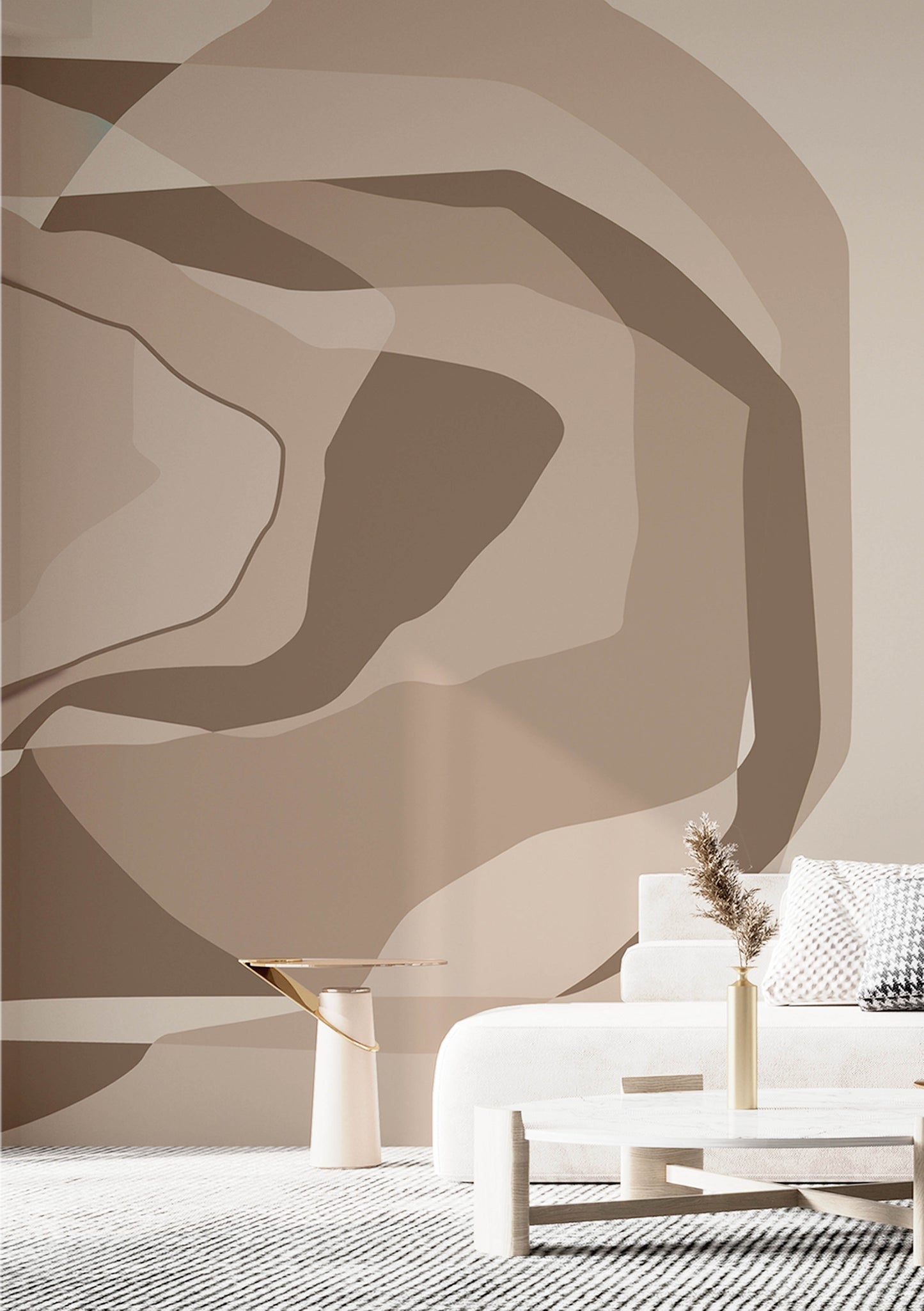 echoed layers(taupe) ( zha 116 )
