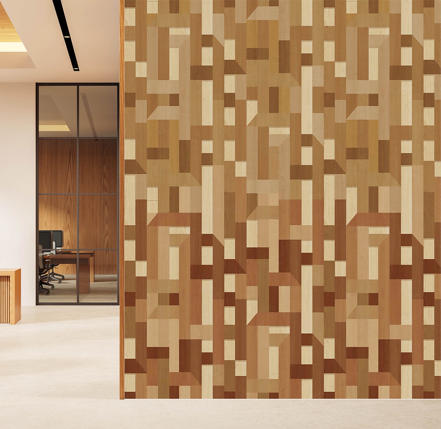 timber mosaic(wood) ( zha 135 )