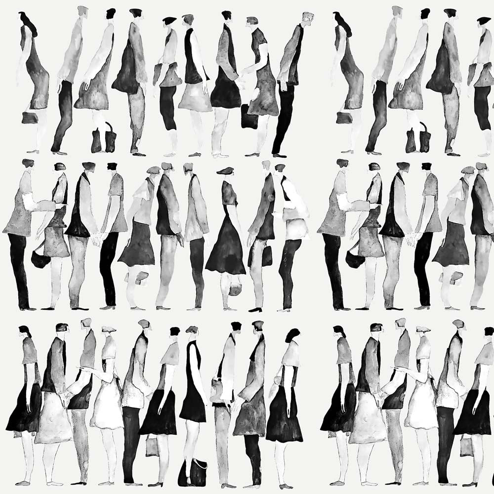 urban silhouettes(black) ( zha 153 )