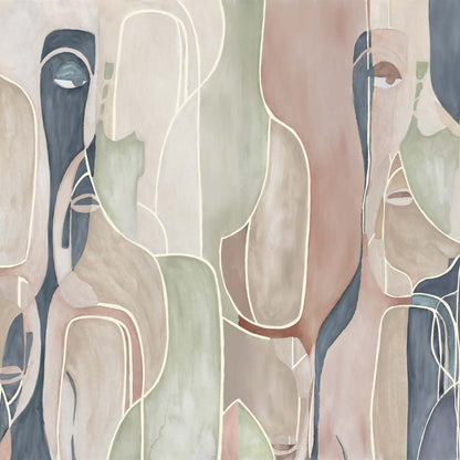 Contours of thought(Multicolor) ( ZHA 155 )