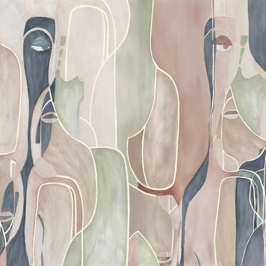 Contours of thought(Multicolor) ( ZHA 155 )