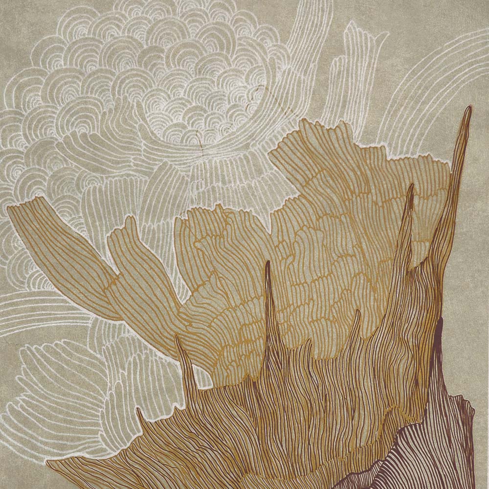 echoes of the earth(tan) ( zha 158 )