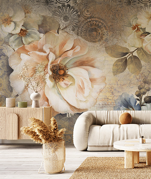 Vintage Petals(Cream) ( ZHA 159 )