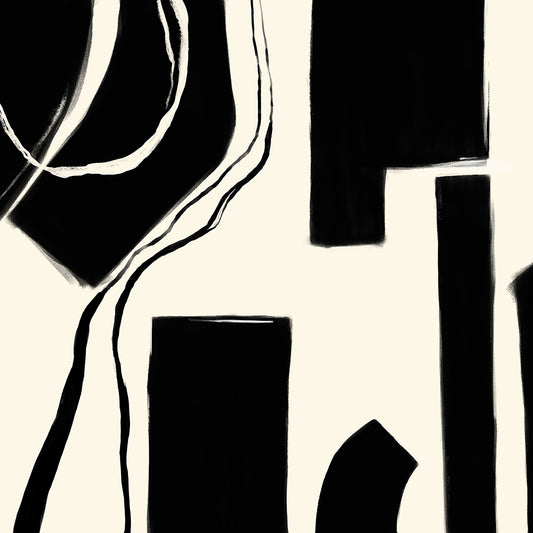 Architectural Flow(Black and White) ( ZHA 177 )