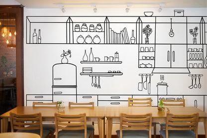 Culinary Lines(Black and White) ( ZHA 178 )