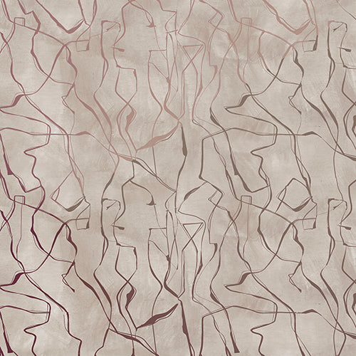 Earthen Scribble(Beige) ( ZHA 179 )